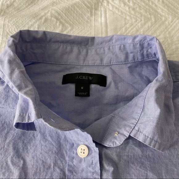 J.Crew Oversized BF Button-Up - Picture 3 of 4